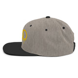 Yellow Dripping Rings Snapback Hat