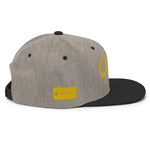 Yellow Dripping Rings Snapback Hat