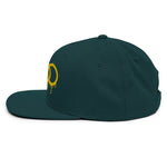 Yellow Dripping Rings Snapback Hat