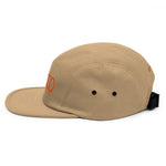 Orange Dripping Rings Five Panel Cap