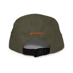 Orange Dripping Rings Five Panel Cap