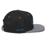 Blue Dripping Rings Snapback Hat