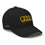 Gold Dripping Rings Flexfit Cap