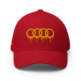 Gold Dripping Rings Flexfit Cap