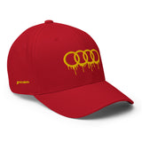 Gold Dripping Rings Flexfit Cap