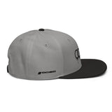 Black Dripping Rings Snapback Hat