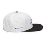 Purple Dripping Rings Snapback Hat