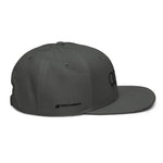 Black Dripping Rings Snapback Hat