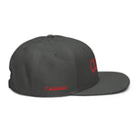 Red Dripping Rings Snapback Hat