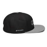 Gray Dripping Rings Snapback Hat