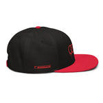 Red Dripping Rings Snapback Hat