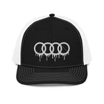 White Dripping Rings Trucker Cap