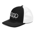 White Dripping Rings Trucker Cap