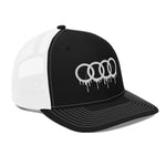 White Dripping Rings Trucker Cap